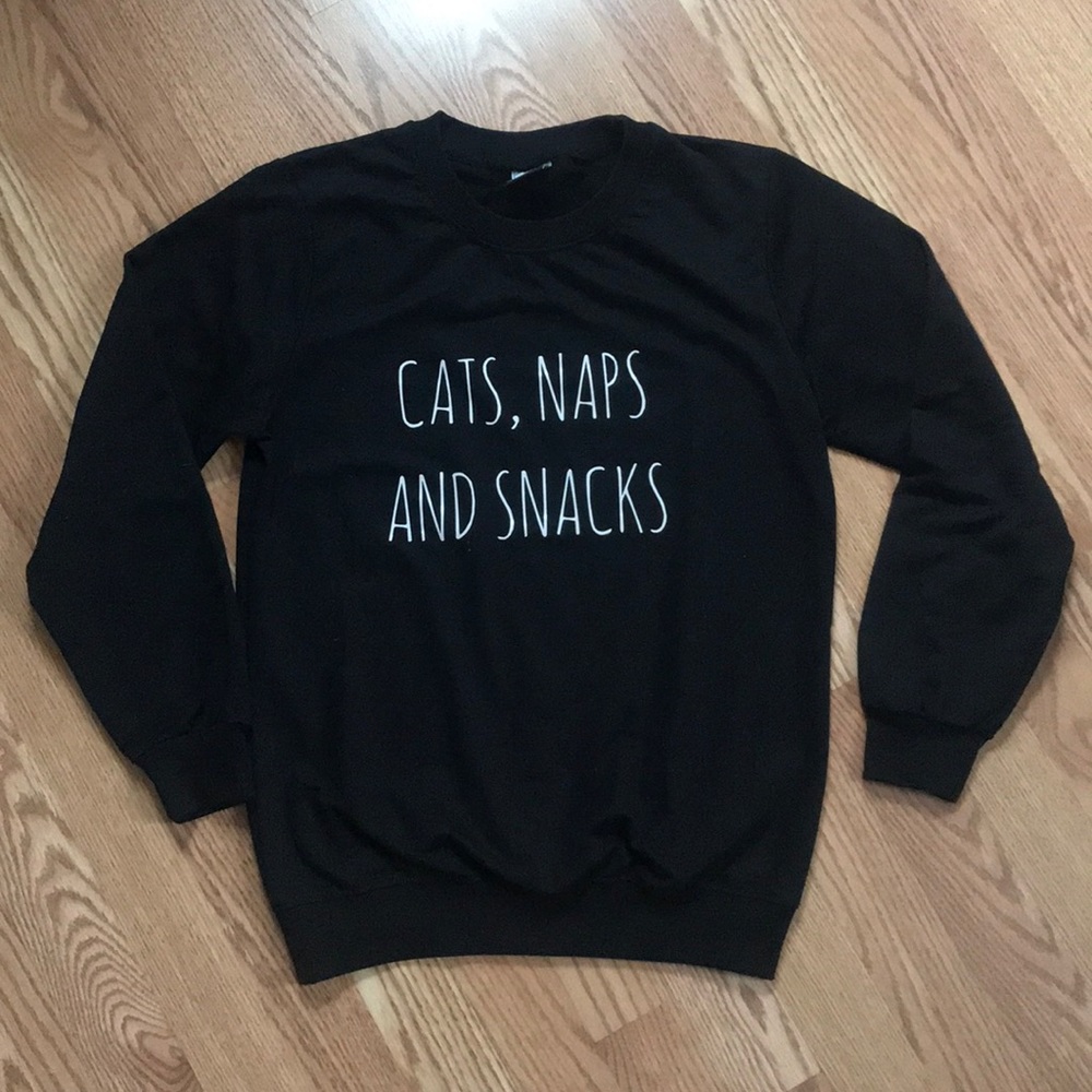“Cats, Naps and Snacks” Crewneck